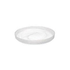 Тарелка d 21 см, h 2,5 см, стекло, серия Asos, цвет белый, ArdaCam