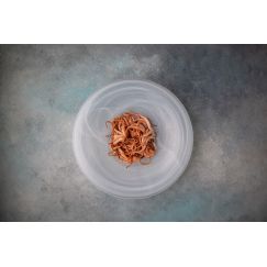 Салатник d 21 см, h 4,5 см, стекло, серия Hollow, цвет белый, ArdaCam