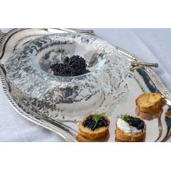 Тарелка для пасты d 25 см, h 5 см, стекло, серия Io, цвет прозрачный, ArdaCam