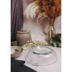 Салатник d 20,5 см, h 6 см, стекло, серия Estonia, ArdaCam