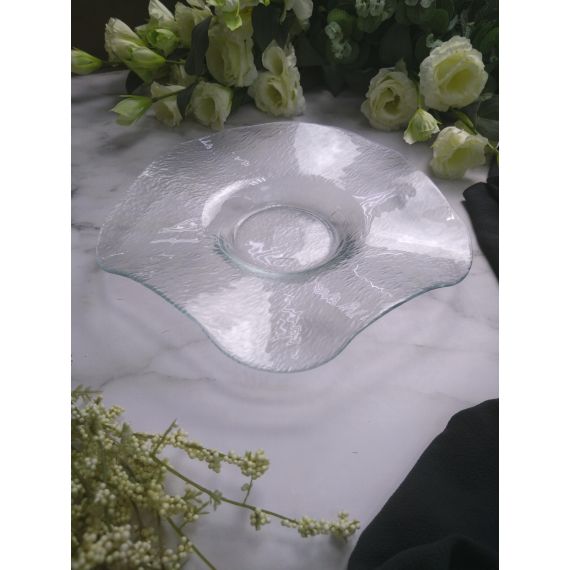 Тарелка для пасты d 27 см, h 4 см, стекло, серия Estonia, цвет прозрачный, ArdaCam Тарелка для пасты d 27 см, h 4 см, стекло, серия Estonia, цвет прозрачный, ArdaCam