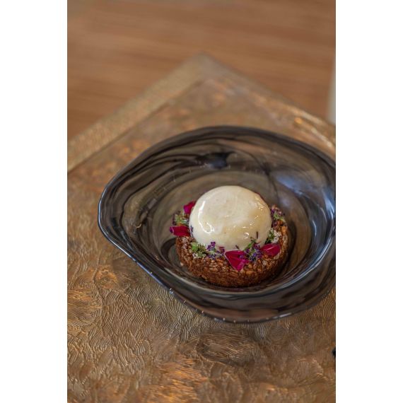 Тарелка глубокая d 21 см, h 5 см, стекло, серия Helix, цвет черно-белый, ArdaCam, изображение 2 Тарелка глубокая d 21 см, h 5 см, стекло, серия Helix, цвет черно-белый, ArdaCam, изображение 2