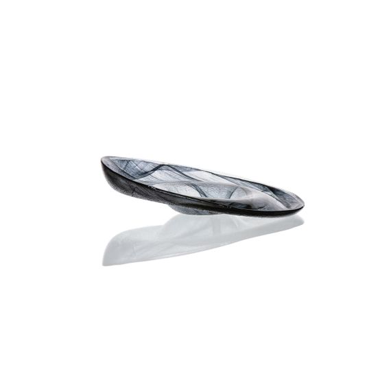 Тарелка d 21 см, h 6 см, стекло, серия Ola, цвет бело-черный, ArdaCam, изображение 6