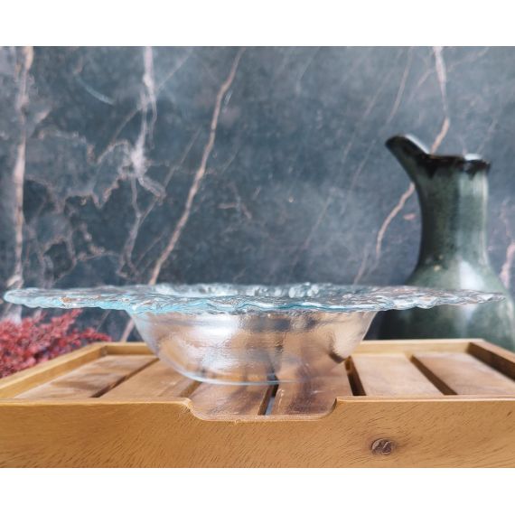 Тарелка для пасты d 25 см, h 5 см, стекло, серия Io, цвет прозрачный, ArdaCam, изображение 3