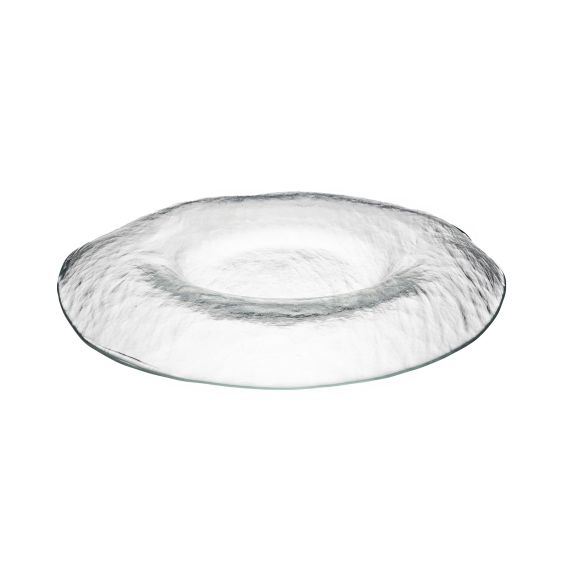 Тарелка d 25 см, h 2,5 см, стекло, серия Helix, цвет прозрачный, ArdaCam