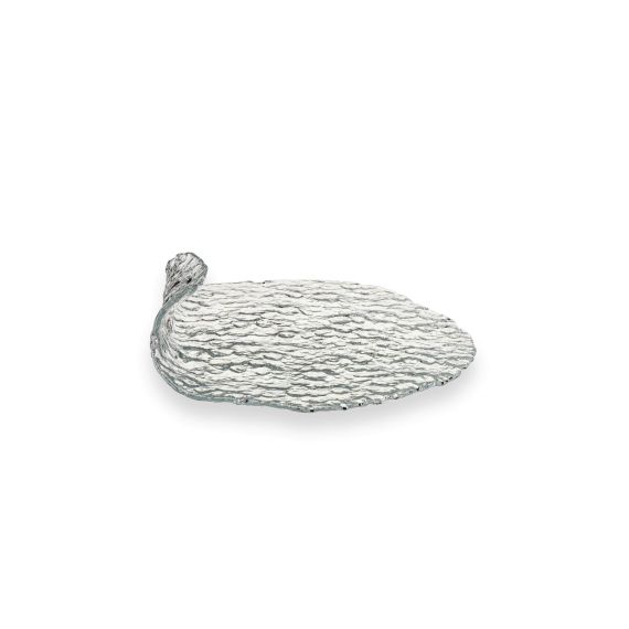 Тарелка для сыра  d 26 см, h 4 см, стекло, серия Io, цвет прозрачный, ArdaCam