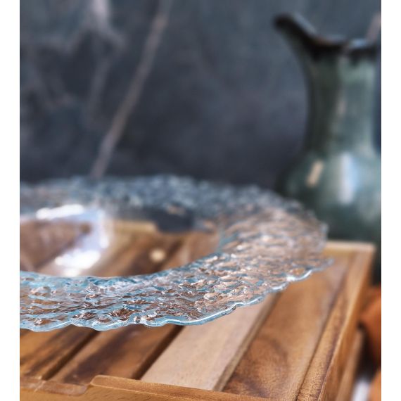 Тарелка для пасты d 25 см, h 5 см, стекло, серия Io, цвет прозрачный, ArdaCam, изображение 4