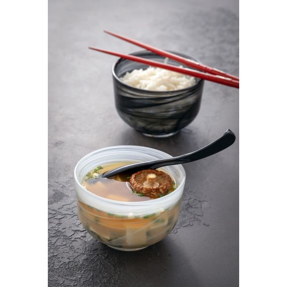 Салатник d 11,5 см, h 8 см, стекло, серия Tokyo, цвет белый, ArdaCam, изображение 2