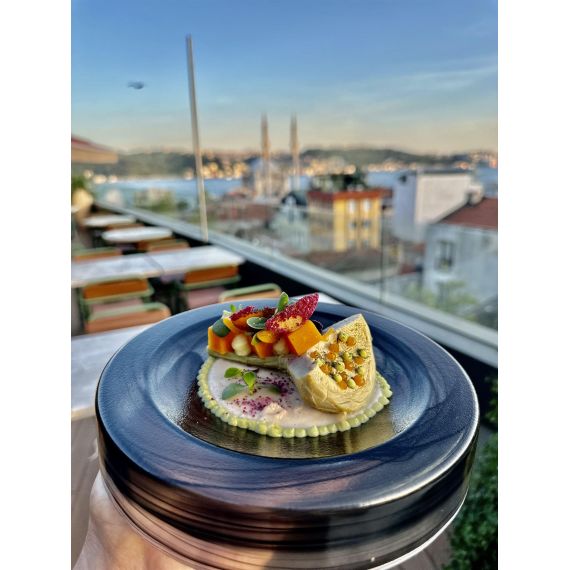 Салатник d 21 см, h 4,5 см, стекло, серия Hollow, цвет бело-черный, ArdaCam, изображение 2