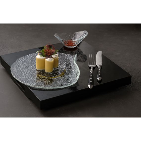 Тарелка для сыра d 20 см, h 3 см, стекло, серия Io, цвет прозрачный, ArdaCam, изображение 3