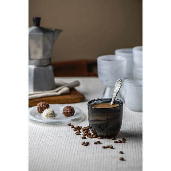 Блюдо овальное 35,2x19,7 см, h 3,2 см, стекло, серия Atlas, цвет бело-черный, ArdaCam, изображение 2 Блюдо овальное 35,2x19,7 см, h 3,2 см, стекло, серия Atlas, цвет бело-черный, ArdaCam, изображение 2