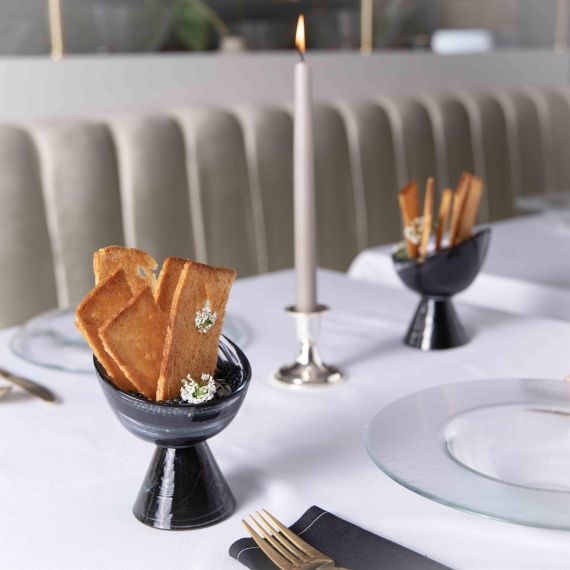 Салатник d 10 см, h 7 см, стекло, серия Hills, цвет белый, ArdaCam, изображение 3